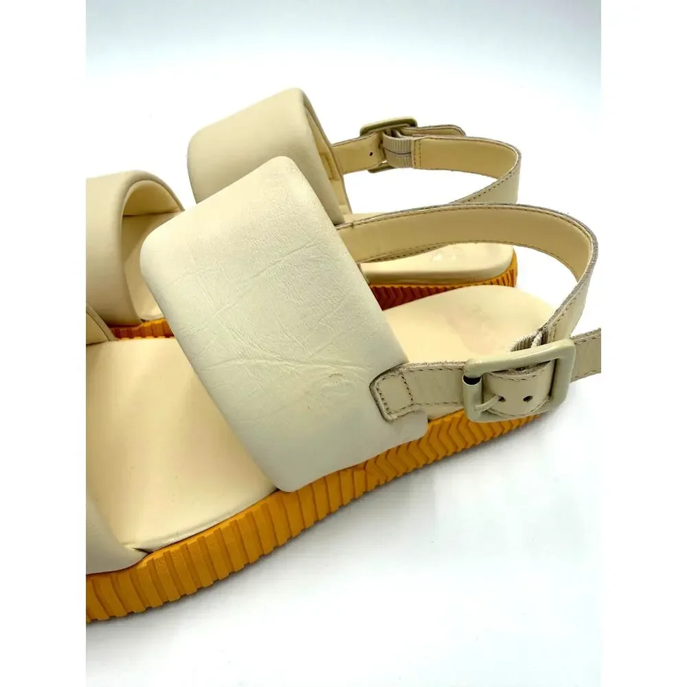 Sorel Women's Ona Streetworks Sandal - Honey White/Yellow Ray - Women's 10